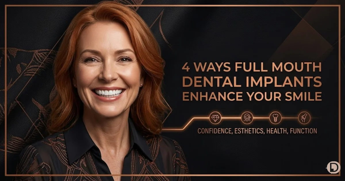 4 Ways Full Mouth Dental Implants Enhance Your Smile -  Dentally