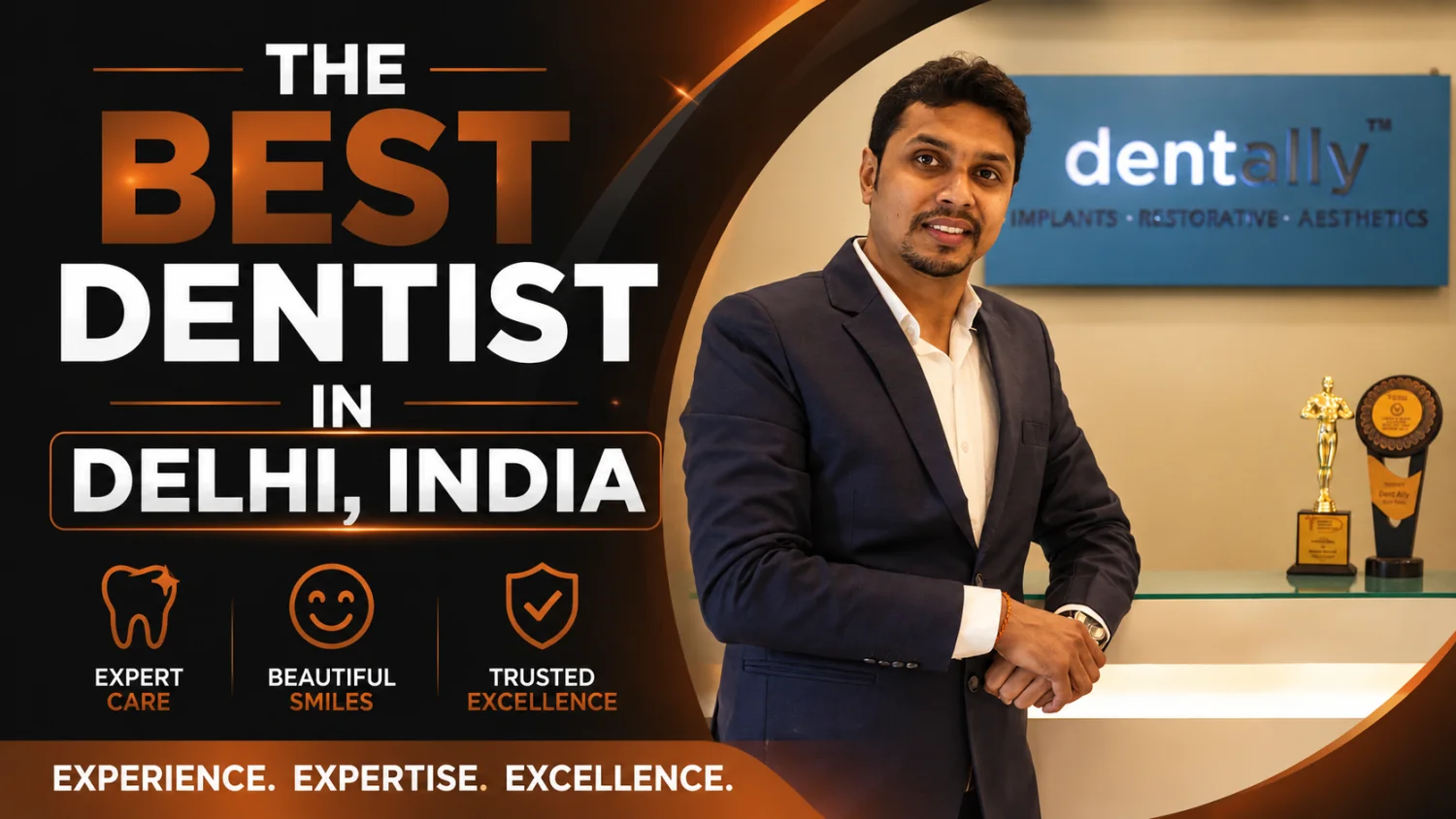 Dr. Shashi Bhushan Gupta of Dent Ally Recognized Among the "Best Dentists in Delhi" by ClinicSpots -  Dentally